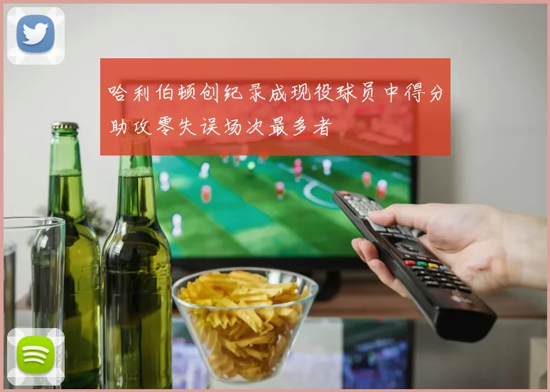 哈利伯顿创纪录成现役球员中得分助攻零失误场次最多者